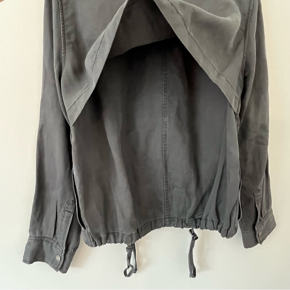 Rails Collins Relaxed Jacket Charcoal Lyocell Lin… - image 7